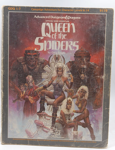Queen of the Spiders (Advanced Dungeons & Dragons/AD&D Supermodule GDQ1-7), by Gygax, Gary