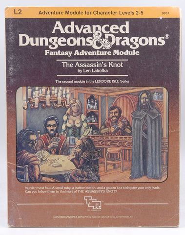 AD&D L2 The Assassin's Knot VG, by Len Lakofka