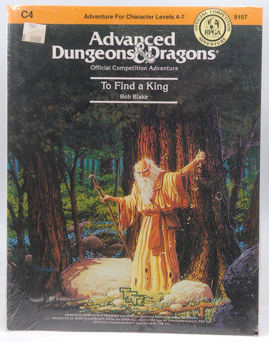 AD&D C4 To Find a King SW New, by Bob Blake