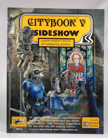Citybook 5 : Sideshow - A Gamemaster's Aid For All Roleplaying Systems, by Paul Jaquays