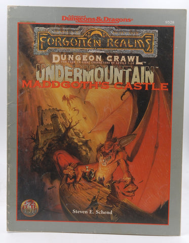 Maddgoth's Castle (Undermountain trilogy), by Schend, Steven