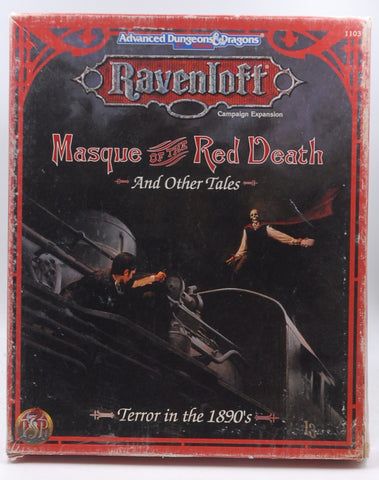Masque of the Red Death and Other Tales (AD&D 2nd Ed Roleplaying, Ravenloft, Expansion, 1103), by McComb, Colin, Hensley, Shane, Heinrich, D. J., Connors, William W.