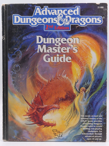 AD&D 2nd Edition Dungeon Master's Guide Original Cover, by Staff