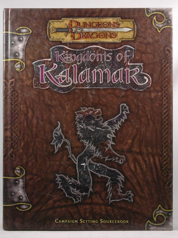 Kingdoms of Kalamar: Campaign Setting Sourcebook (Dungeons & Dragons d20 3.0 Fantasy Roleplaying), by Kenzer & Company Staff