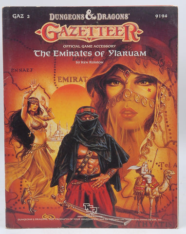 D&D GAZ2 The Emirates of Ylaruam VG Dungeons & Dragons, by Ken Rolston