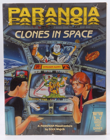 Clones in Space (Paranoia RPG), by Erick Wujcik
