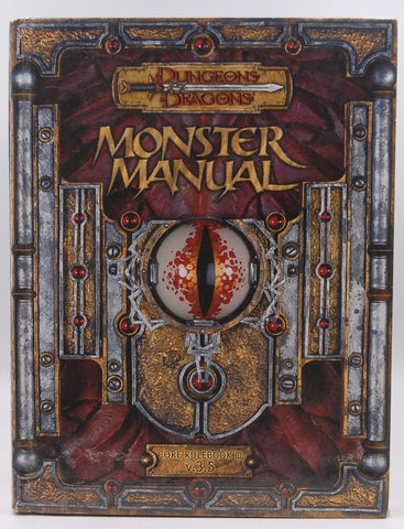 Monster Manual: Core Rulebook III v. 3.5 (Dungeons & Dragons d20 System), by Skip Williams