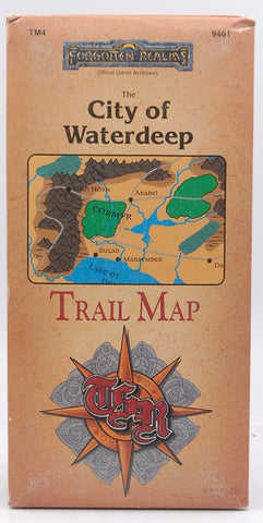The City of Waterdeep (Advanced Dungeons and Dragons Forgotten Realms Trail Map), by