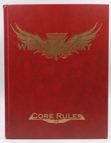 Wrath & Glory Core Rules Limited Edition Red Leatherette (ULIWG1000R), by Ross Watson