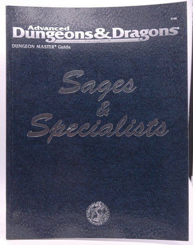 Sages and Specialists, 2nd Edition (Advanced Dungeons & Dragons), by Forbeck, Matt