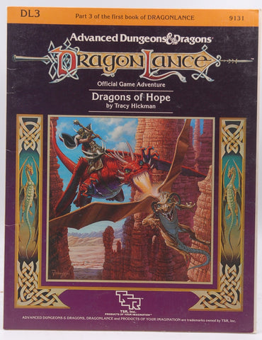 AD&D DL3 Dragons of Hope, by Tracy Hickman