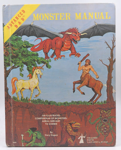 Advanced Dungeons & Dragons Monster Manual: An Alphabetical Compendium of all the Monsters Found in AD&D, Including Attacks, Damage, Special Abilities, and Descriptions, by Gary Gygax