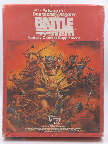 AD&D Battlesystem Box Set TSR lacks minis, by Staff