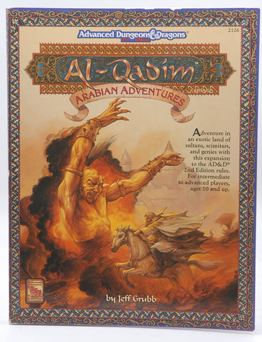AD&D 2e Al-Qadim Arabian Adventures VG++, by Jeff Grubb