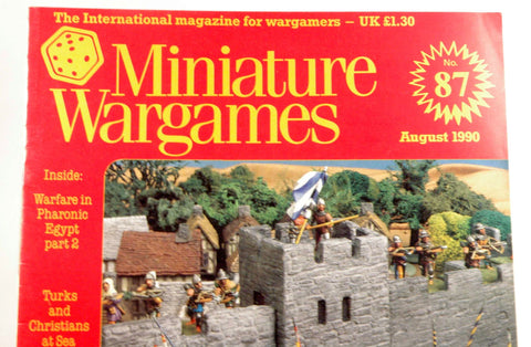 Miniature Wargames Magazine #87 August 1990, by