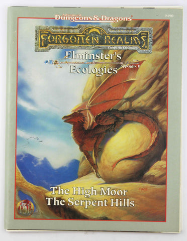 AD&D Elminster's Ecologies The High Moor The Serpent Hills, by Ed Greenwood  