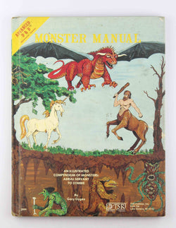Advanced Dungeons & Dragons Monster Manual: An Alphabetical Compendium of all the Monsters Found in AD&D, Including Attacks, Damage, Special Abilities, and Descriptions, by Gary Gygax  
