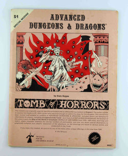 Monochrome AD&D S1 Tomb of Horrors, by Gary Gygax  