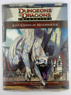 D&D Encounters Lost Crown of Neverwinter SW, by de Bie  