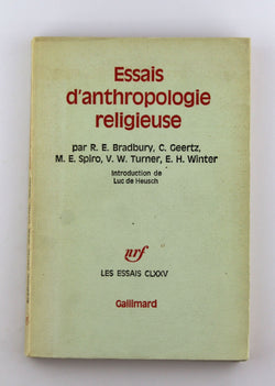 Essais d'anthropologie religieuse (LES ESSAIS), by Robert Elwyn Bradbury  