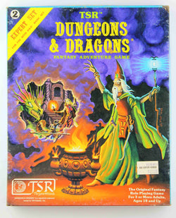 D&D Dungeons & Dragons Expert Set VG, by Gygax, Arneson, Cook, Marsh  