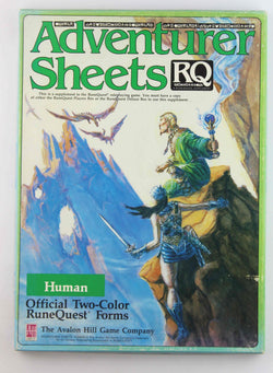 Runequest Adventurer Sheets Human RQ RPD, by   