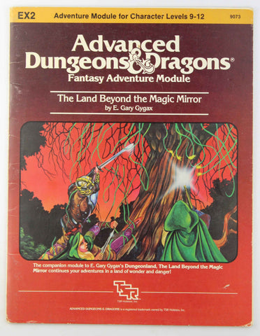 AD&D EX2 The Land Beyond the Magic Mirror VG+, by E Gary Gygax  