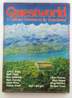 Questworld: 9 Gateway Adventures for Runequest [BOX SET], by   