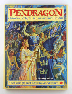 Pendragon Chivalric RPG in Arthur's Britain VG, by Greg Stafford  