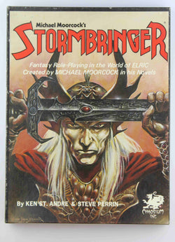 Moorcock's Stormbringer Fantasy RPG Elric Boxset, by Ken St Andre, Steve Perrin  