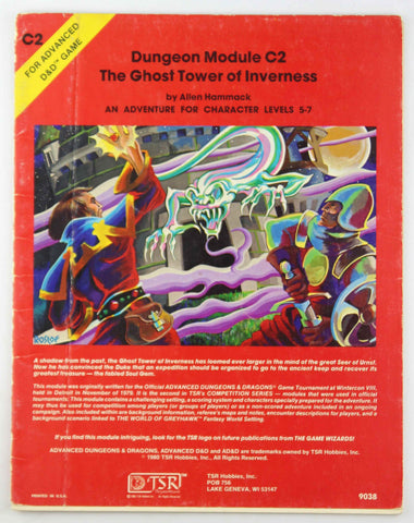 AD&D C2 The Ghost Tower of Inverness G+, by Allen Hammack  