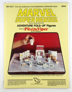Marvel Super Heroes: Adventure Fold-Up Figures Featuring Pit of the Viper (MH AC4, No. 6858), by Kim Eastland  