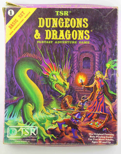 Dungeons & Dragons Basic Set 1011 D&D Crushed Corner, by Gary Gygax, Dave Arneson  