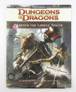 D&D 4e Beneath the Lonely Tower w/Map, by Erik Scott de Bie  