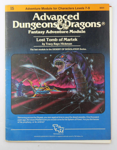 AD&D I5 Lost Tomb of Martek Hickman, by Hickman  