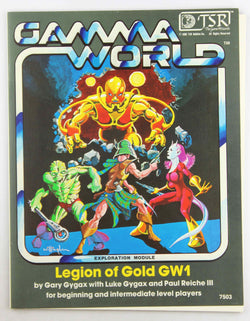 Legion of Gold (Gamma World Module, No. GW1), by Luke Gygax, Paul Reiche III, Gary Gygax  