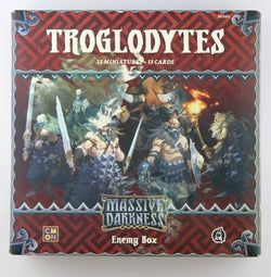 Massive Darkness Enemy Box Troglodytes 22 Minis 13 Cards, by Various  