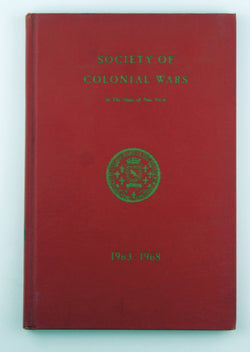 The Chronicle of the Society of Colonial Wars in the State of New York...1963-1968, by unknown author  
