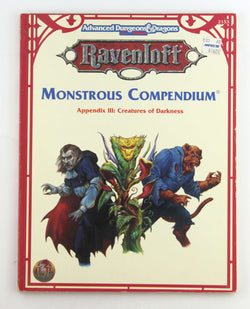 Monstrous Compendium Appendix III: Creatures of Darkness (Advanced Dungeons & Dragons, 2nd Edition, Ravenloft Accessory/2153) (No 3), by Teeuwynn Woodruff, Nicky Rea, Shane Hensley, Kirk Botulla  