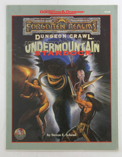Undermountain: Stardock (AD&D Fantasy Roleplaying, Forgotten Realms Dungeon Crawl Trilogy, part 3) by Steven Schend (1997-02-01), by   
