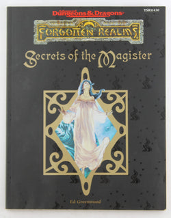 AD&D 2e Secrets of the Magister Forgotten Realms Stained, by Ed Greenwood  