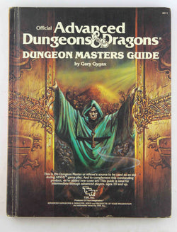 AD&D Dungeon Masters Guide Updated Cover VG, by Gygax  