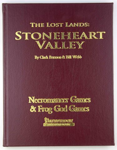 The Lost Lands Stonehart Valley Signed Limited Pathfinder RPG, by Clark Peterson, Bill Webb  