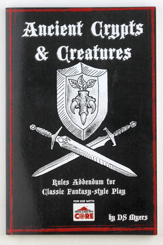 Ancient Crypts & Creatures, by Myers, D.S.  