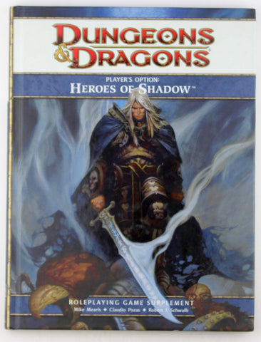 D&D 4e Player's Option Heroes of Shadow, by Mearls, et al  
