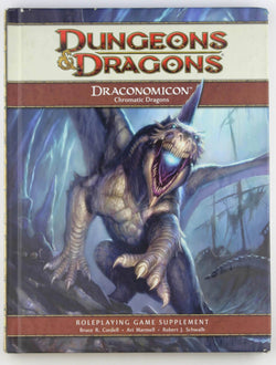 D&D 4e Draconomicon Chromatic Dragons, by Cordell, et al  
