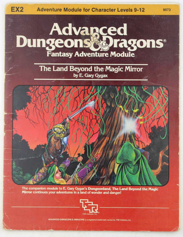 AD&D EX2 The Land Beyond The Magic Mirror Soiling, by E Gary Gygax  
