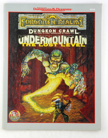 Undermountain: The Lost Level (AD&D/Forgotten Realms Dungeon Crawl Module), by Schend, Steven  