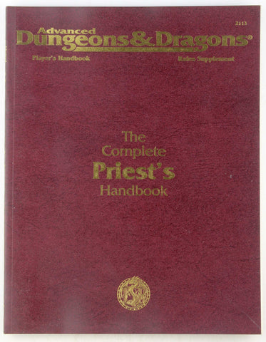 AD&D 2e The Complete Priest's Handbook, by Allston  