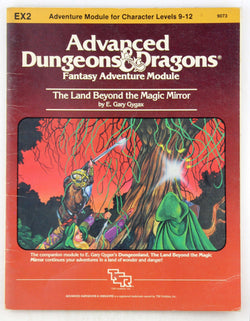 AD&D EX2 The Land Beyond the Magic Mirror Stress Marks, by E Gary Gygax  